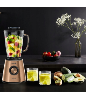 TEFAL | Blender | BlendForce BL439G10 | Tabletop | 800 W | Jar material Glass | Jar capacity 1.75 L | Ice crushing | Copper