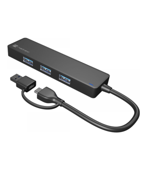 Natec USB 3.0 HUB, Mayfly, 4-Port, Black | Natec | USB 3.0 HUB, Mayfly, 4-Port | Moth NHU-1342 | Black | 0.15 m