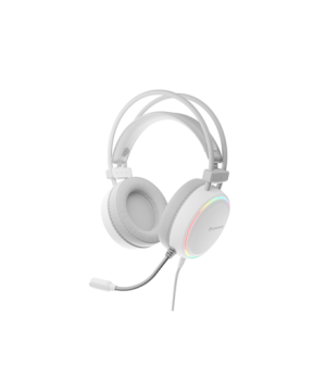 Genesis | On-Ear Gaming Headset | Neon 613 | Built-in microphone | 3.5 mm, USB Type-A | White