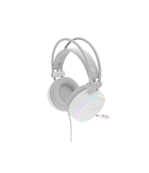 Genesis | On-Ear Gaming Headset | Neon 613 | Built-in microphone | 3.5 mm, USB Type-A | White