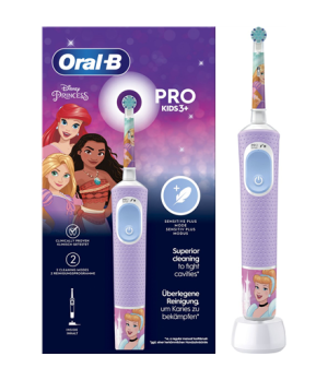 Oral-B | Vitality PRO Kids Princess Electric Toothbrush Rechargeable For kids Number of brush heads included 1 Number of teeth b