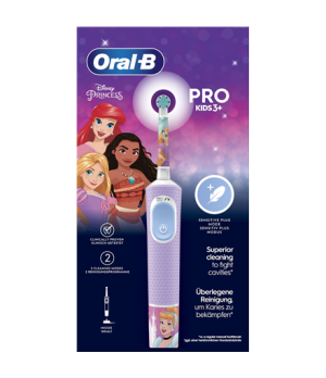 Oral-B | Vitality PRO Kids Princess Electric Toothbrush Rechargeable For kids Number of brush heads included 1 Number of teeth b