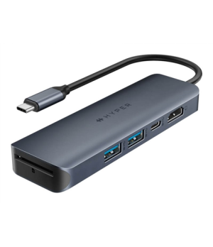 Hyper | HyperDrive EcoSmart Gen.2 Universal USB-C 6-in-1 Hub with 100 W PD Power Pass-thru