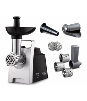 TEFAL | Meat Grinder | NE109838 | Stainless Steel/Black | 1400 W | Number of speeds 1 | Throughput (kg/min) 1.7