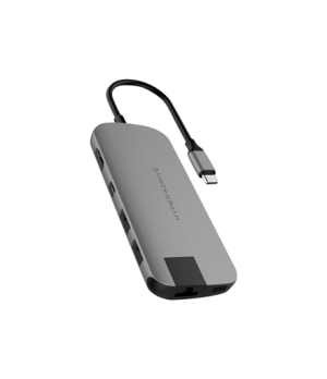 Hyper | HyperDrive Universal  USB-C 8-in-1 Hub with HDMI, MiniDP and 60 W PD Power Pass-Thru