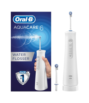 Oral-B Oral Irrigator | Aquacare 6 Pro Expert | 145 ml | Number of heads 2 | White