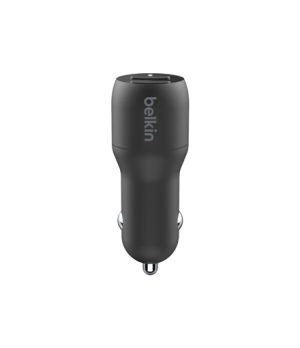 Belkin | Dual USB-A Car Charger 24W + USB-A to Lightning Cable | BOOST CHARGE