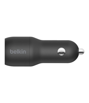 Belkin | Dual USB-A Car Charger 24W + USB-A to Lightning Cable | BOOST CHARGE