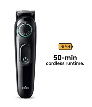 Braun | Beard Trimmer | BT3411 | Cordless | Number of length steps 40 | Black