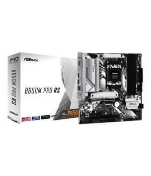 ASRock | B650M PRO RS | Processor family AMD | Processor socket AM5 | DDR5 | Supported hard disk drive interfaces SATA, M.2 | Nu