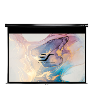 Elite Screens | Manual Series | M92UWH | Diagonal 92 " | 16:9 | Viewable screen width (W) 204 cm | Black