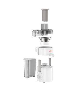 TEFAL | Fruitelia Plus Juicer | ZE370138 | White/Grey | 350 W | Number of speeds 2 + Pulse