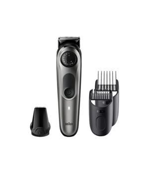 Braun | Beard Trimmer | BT5360 | Cordless and corded | Number of length steps 39 | Black/Silver