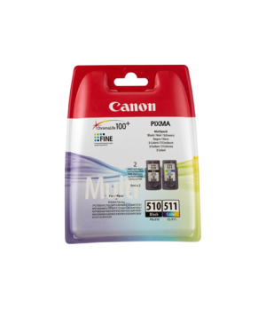 Canon MultiPack Ink Cartridges | PG-510/CL-511 | Ink Cartridges | Black, Colour