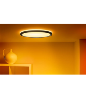 WiZ Smart WiFi SuperSlim Ceiling 545mm, Black | 32 W | 2200-6500 K (RGB)