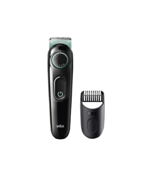 Braun | Beard Trimmer | BT3323 | Cordless | Number of length steps 20 | Black/Green