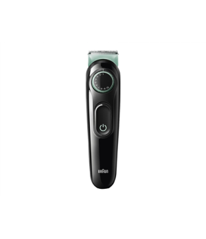 Braun | Beard Trimmer | BT3323 | Cordless | Number of length steps 20 | Black/Green