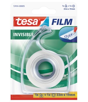 Permatoma lipni juostelė TESA Invisible Self-Adhesive Tape, 19mm x 33m, su dėklu