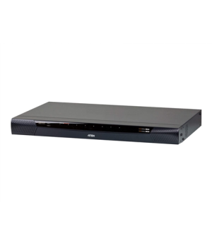 Aten | 1-Local/1-Remote Access 8-Port Cat 5 KVM over IP Switch with Virtual Media (1920 x 1200) | KN1108VA-AX-G