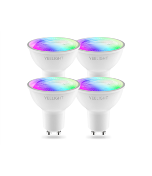 LED Smart Bulb GU10 4.5W 350Lm W1 RGB Multicolor, 4pcs pack | 5 W | WLAN