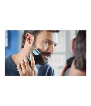 Philips | Beard Trimmer | BT9810/15 | Cordless and corded | Number of length steps 30 | Step precise 0.4 mm | Black/Silver