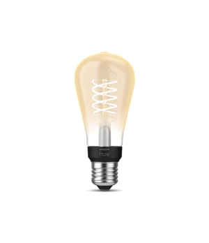 Philips Hue W 7.2W Filament ST64 E27 | Philips Hue | Hue W 7.2W Filament ST64 E27 | E27 | 7 W | Soft white 2100K | Bluetooth and