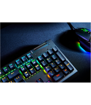 Razer | BlackWidow V4 X | RGB | Gaming keyboard | Wired | RU | Black | Yellow Switch