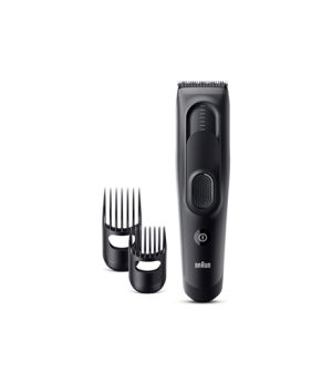 Braun | HC5330 | Hair Clipper Series 5 | Cordless or corded | Number of length steps 17 | Matte Black