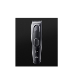 Braun | HC5330 | Hair Clipper Series 5 | Cordless or corded | Number of length steps 17 | Matte Black