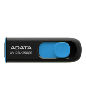 ADATA | USB Flash Drive | UV128 | 256 GB | USB 3.2 Gen1 | Black/Blue