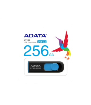 ADATA | USB Flash Drive | UV128 | 256 GB | USB 3.2 Gen1 | Black/Blue