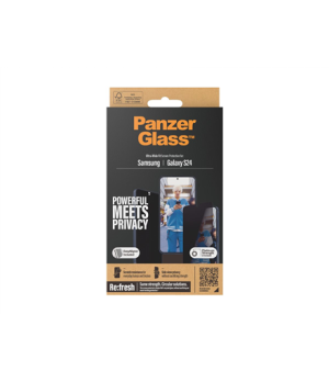 PanzerGlass | Screen protector | Samsung | Galaxy S24 | Polyethylene terephthalate (PET) | Transparent | Ultra-Wide Fit wA