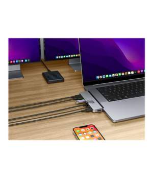 Hyper | HyperDrive DUO PRO 7-in-2 USB-C Hub for MacBook Air/Pro 2016-2020 | Ethernet LAN (RJ-45) ports 1 | HDMI ports quantity 1