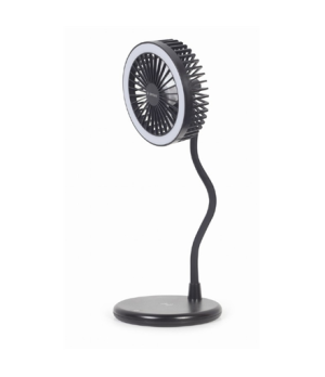 Gembird | TA-WPC10-LEDFAN-01 Desktop Fan With Lamp And Wireless Charger | N/A | Phone or tablet with built-in Qi wireless chargi