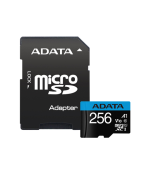 ADATA | UHS-I | 256 GB | microSDHC | Flash memory class 10 | Adapter