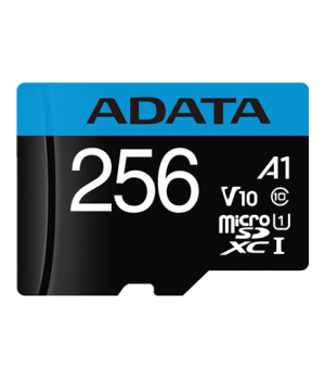 ADATA | UHS-I | 256 GB | microSDHC | Flash memory class 10 | Adapter