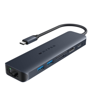 Hyper | HyperDrive EcoSmart Gen.2 Universal USB-C 7-in-1 Hub w 100 W PD Power Pass-thru