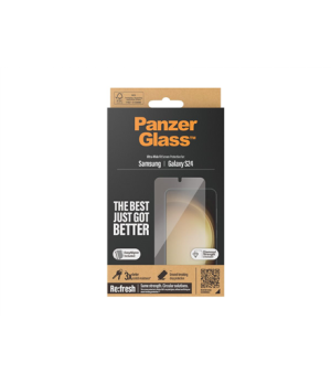 PanzerGlass | Screen protector | Samsung | Galaxy S24 | Polyethylene terephthalate (PET) | Transparent | Ultra-Wide Fit wA