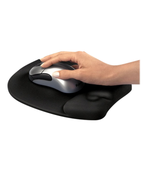 Fellowes | Mouse pad with wrist pillow | 202 x 235 x 25.4 mm | Black