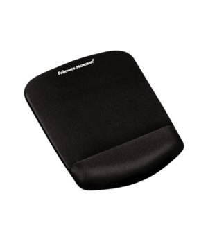 Fellowes | Mouse pad with wrist support PlushTouch | Mouse pad with wrist pillow | 238 x 184 x 25.4 mm | Black