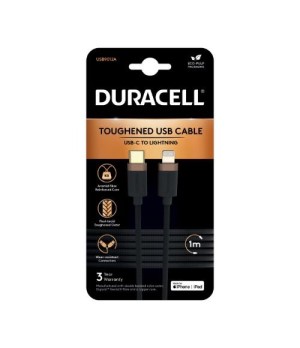 Greito ikrovimo kabelis DURACELL 1m USB-C Lightning C94,1 vnt.