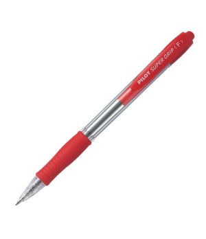 Rašiklis Pilot Super Grip, 0,7 mm, raudona