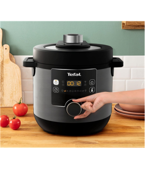 TEFAL | Turbo Cuisine and Fry Multifunction Pot | CY7788 | 1200 W | 7.6 L | Number of programs 15 | Black