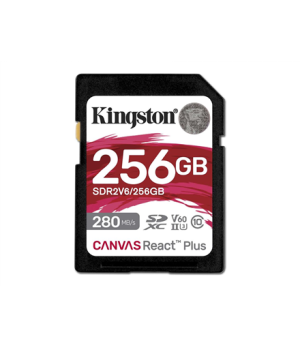 Kingston | Canvas React Plus | 256 GB | SD | Flash memory class 10