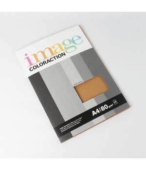 Spalvotas popierius IMAGE COLORACTION, A4, 80 g/m2, 50 lapų, ruda