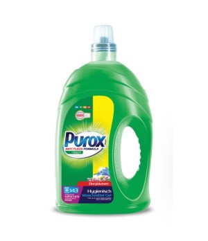 Skalbimo gelis PUROX universalus, 143 skalbimai, 4,3 l