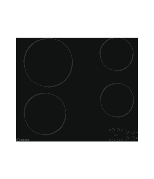 INDESIT | Hob | AAR 160 C | Vitroceramic | Number of burners/cooking zones 4 | Touch | Timer | Black