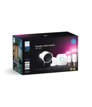 Philips Hue | Secure Camera Set WCA E27, Bridge, Sensors