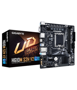 Gigabyte | H610M S2H V2 1.0 | Processor family Intel | Processor socket LGA1700 | DDR5 DIMM | Supported hard disk drive interfac