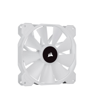 Corsair | 140mm White PWM Fan, Dual Fan Kit with Lighting Node CORE | iCUE SP140 RGB ELITE Performance | Case Fan